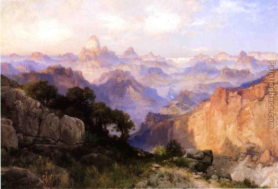 The Grand Canyon 1902 painting - Thomas Moran The Grand Canyon 1902 art painting